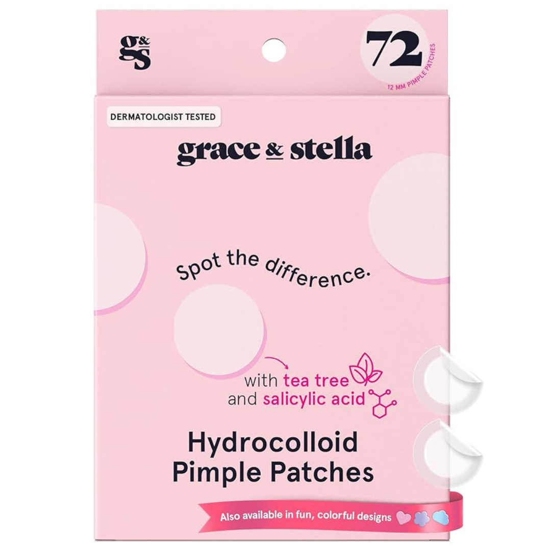 72-Count grace & stella Fast-Acting Hydrocolloid Pimple Patches