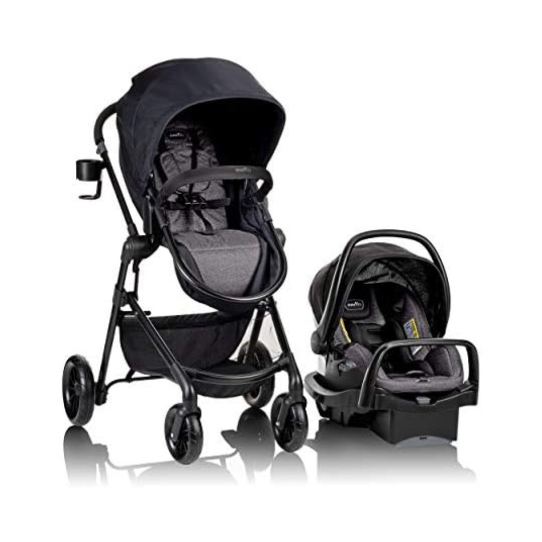 Evenflo Pivot Modular Travel System With SafeMax Car Seat