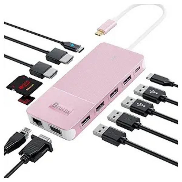 12-In-1 USB-C Laptop Docking Station