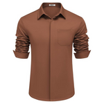 Coofandy Men's Wrinkle Free Long Sleeve Dress Shirt (Various)