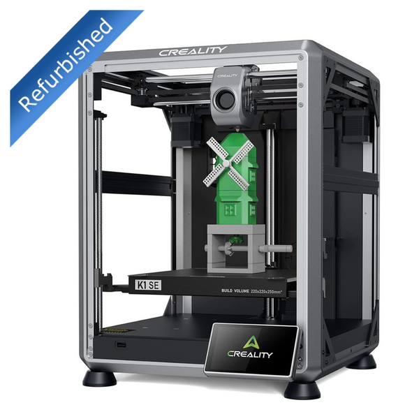 Creality K1 SE FDM 3D Printer W/ Flexible Build Plate & Auto-Leveling [Certified Refurb]
