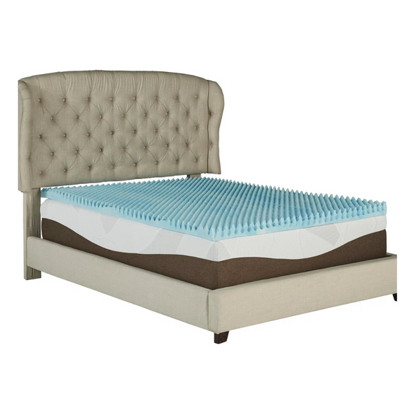 Wayfair Sleep 2" Reversible Medium Gel Memory Foam Mattress Topper (Queen)