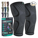 2-Pack Modvel Knee Compression Sleeves (Black Or Blue)