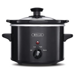 1.5-Qt Bella Electric Slow Cooker With Glass Lid