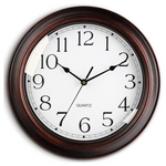 8.5" Small Vintage Silent Retro Wall Clock