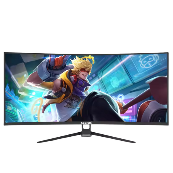 34" Gawfolk Curved WQHD 144Hz HDR VA Gaming Monitor