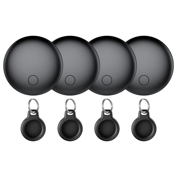 4-Pack Air Tracker Tags With Holder Keychain (iOS Only)