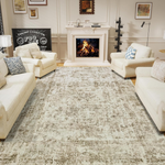 5' x 7' Washable Abstract Non Slip Vintage Area Rugs