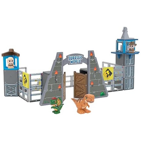 Jurassic World Gate Escape Magnetic Tiles Construction Building Set