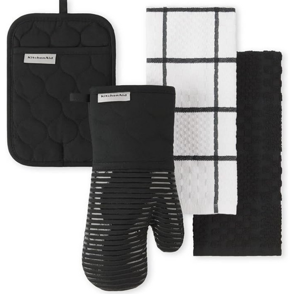 KitchenAid Quilted Cotton Terry Cloth Oven Mitt Pot Holder