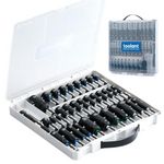 34-Piece Toolant Impact Magnetic Deep Nut Driver Bit Set