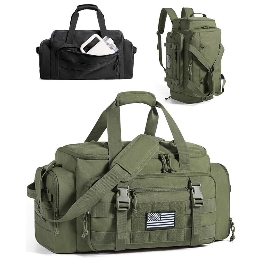 22L 4 in 1 Tactical Duffle Bag with Shoe Compartment (4 Color)