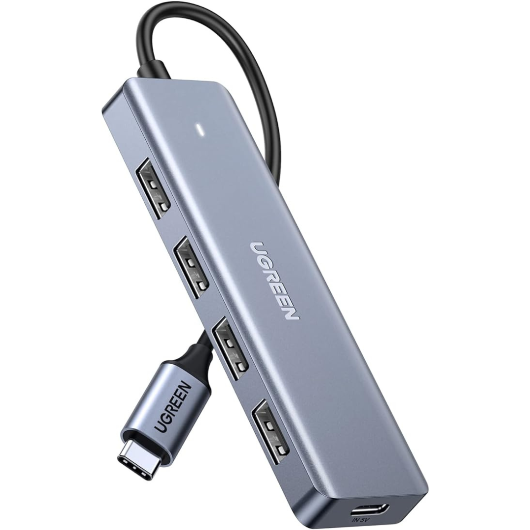 Ugreen 4-Ports USB-C to USB 3.0 Hub Adapter (0.5 ft)