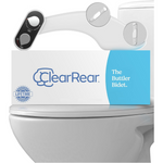 Clear Rear Buttler Bidet Toilet Seat Attachment