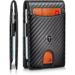 Men's Minimalist Leather ID Window Card Slim Wallet (4 Colors)