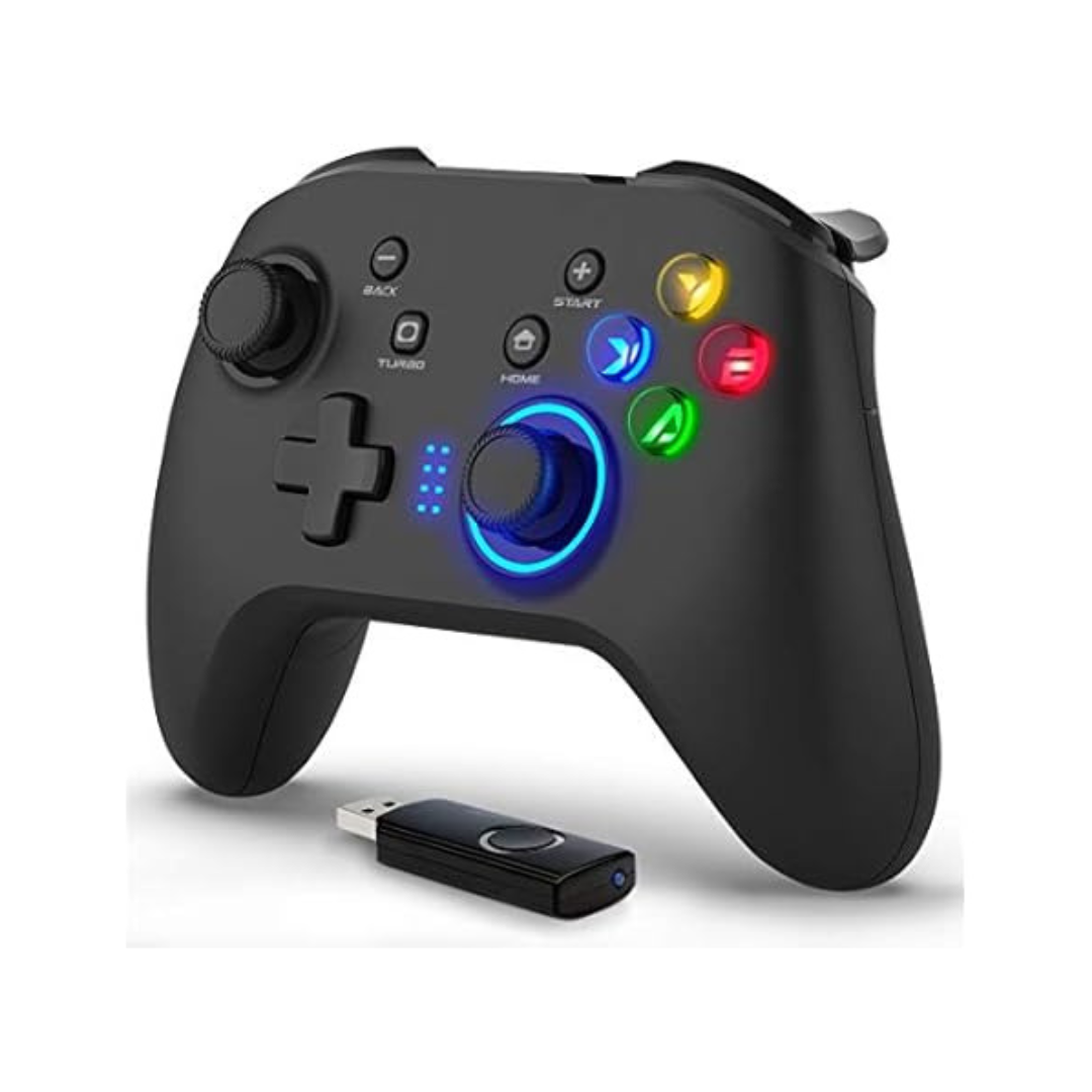 Wireless Dual-Vibration Joystick Gamepad Gaming Controller