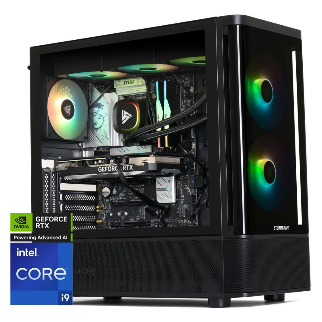 STORMCRAFT SP149KFCC-57TN1 SKYHAWK PRO 15.6" Gaming Desktop (i9-14900KF / 32GB RAM / 2TB SSD) Bundle