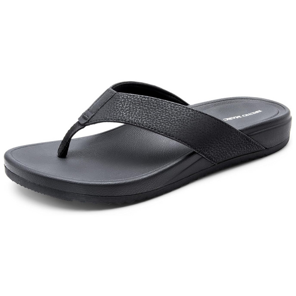 Bruno Marc Men's Soft & Supportive Cushion Footbed Flip Flops Sandals