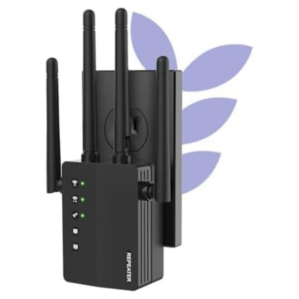 1200 Mbps Dual Band WiFi Extender Signal Booster With Ethernet Port