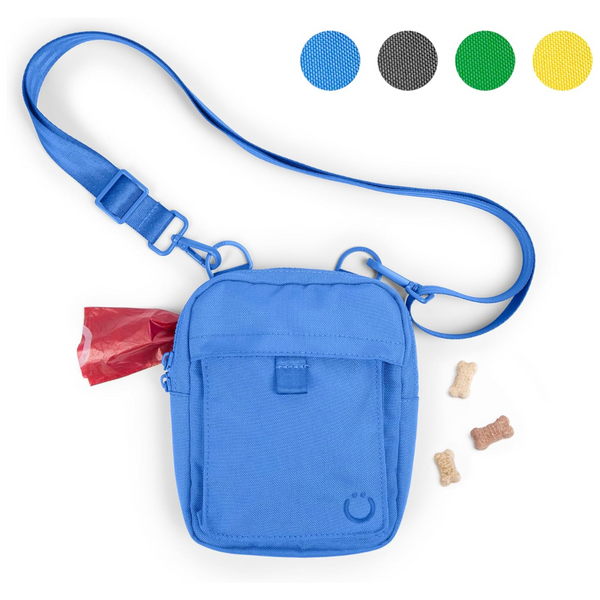 Ubbi Dog Treat Pouch W/ Poop Bag Dispenser, Adjustable Strap