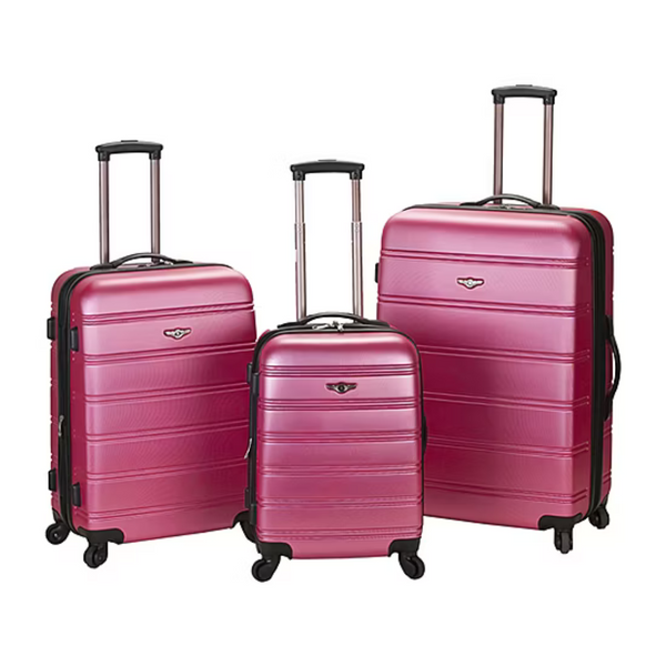 3-Piece Rockland Melbourne Hardside Expandable Luggage