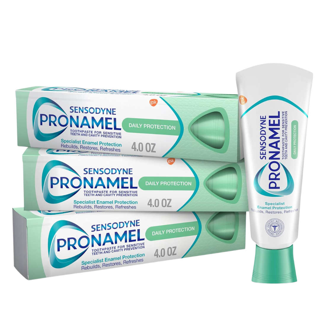 3-Pack 4-Oz Sensodyne Pronamel Daily Protection Enamel Toothpaste