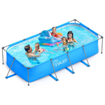 Heavy-Duty 14ft x 7ft x 33" Metal Frame Swimming Pool