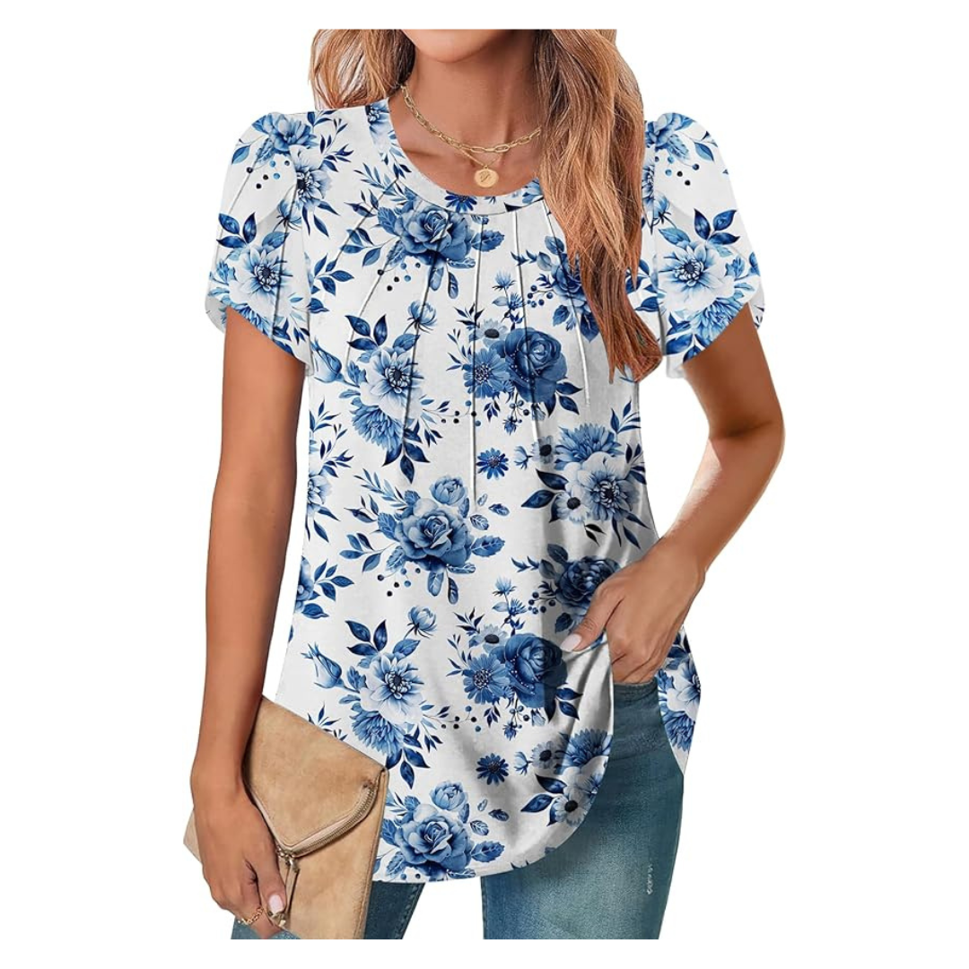 Women's Short Sleeve Tunic Tops (Various)