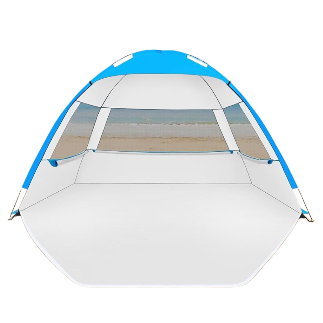 3-4 Persons UPF 50+ UV Protection Beach Tent Sun Shelter