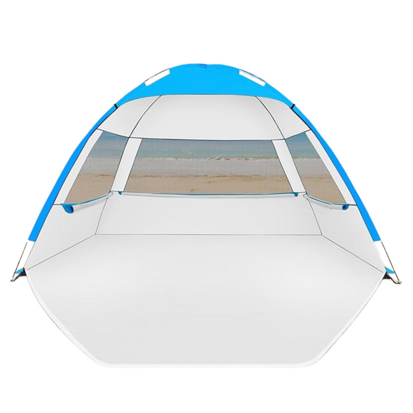 3-4 Persons UPF 50+ UV Protection Beach Tent Sun Shelter