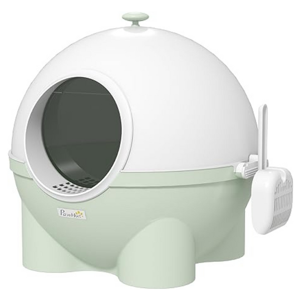 PawHut Hooded Cat Litter Box