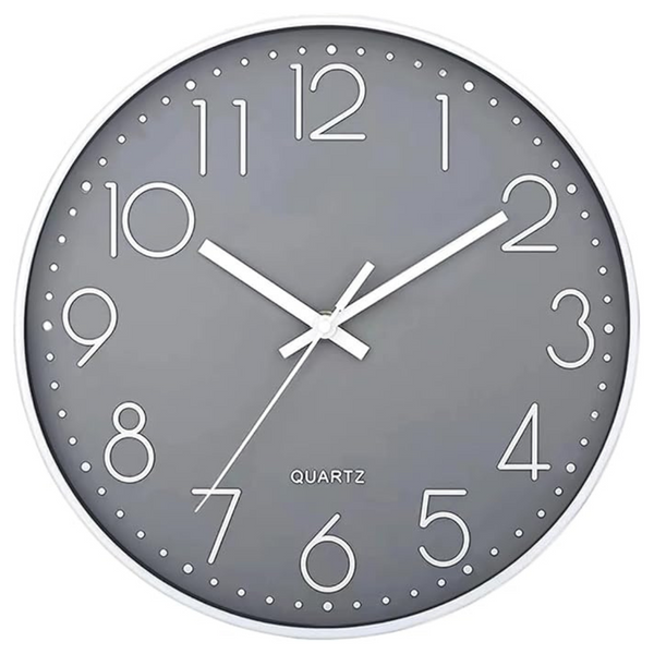 9" Silent & Non Ticking Modern Quartz Wall Clock