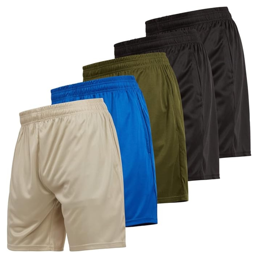 5-Pack Ultra Performance 7" Men's Athletic Shorts