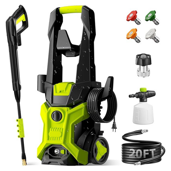 Portable Electric Pressure 2.5 GPM Lightweight Power Washer