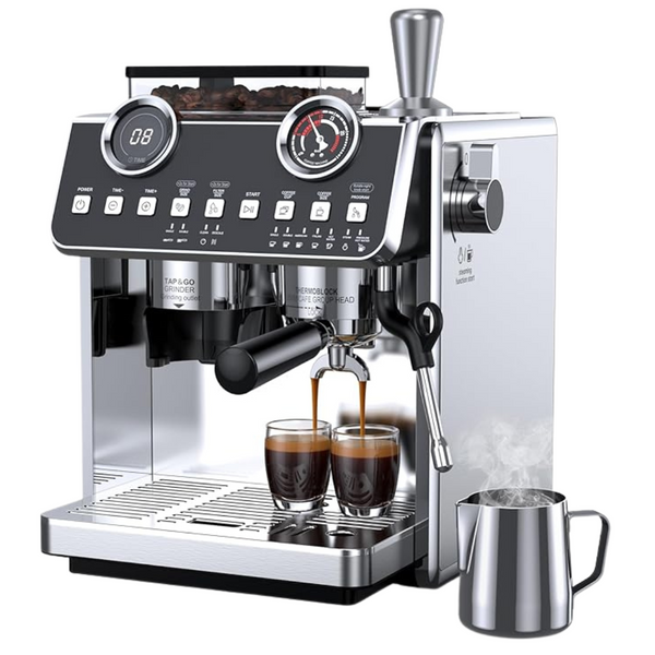 QJA Espresso Machine With Grinder