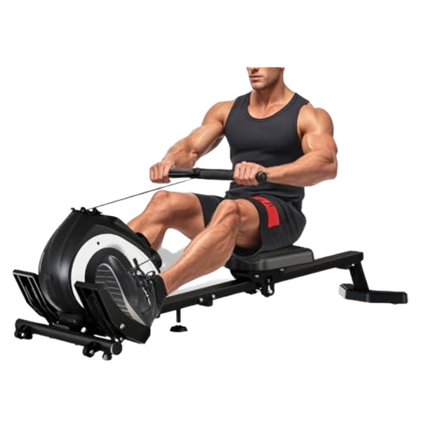 Adjustable 8-Speed Booster Magnetic Rowing Machine