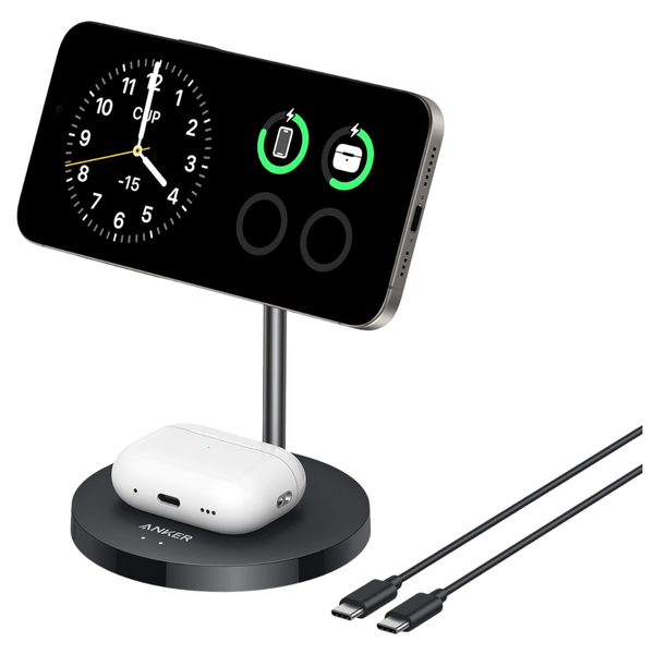 Anker Magsafe Compatible 2-in-1 Maggo Wireless Charger Stand