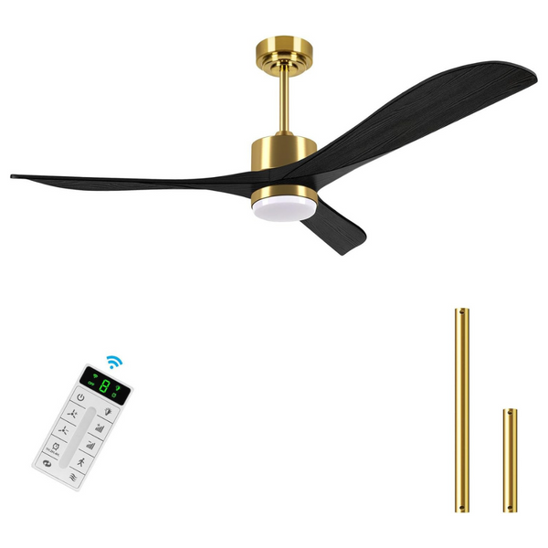 Wisful 56" Ceiling Fans With Lights Remote Contro