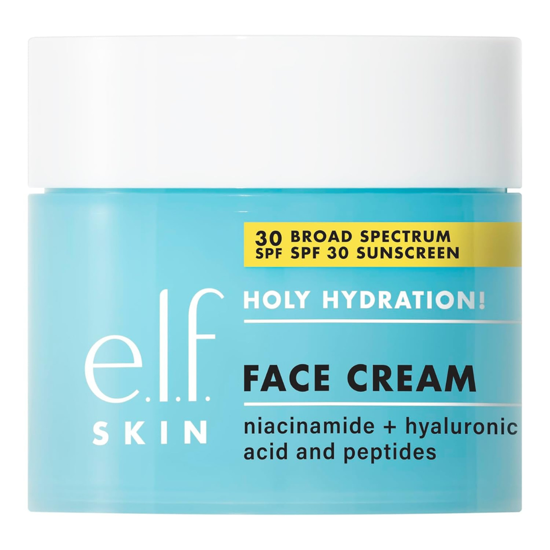 1.8-Oz e.l.f. SKIN Holy Hydration! SPF 30 Face Cream