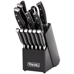 14-Piece Viking Stainless Steel Blades Kitchen Knives Set W/ Block