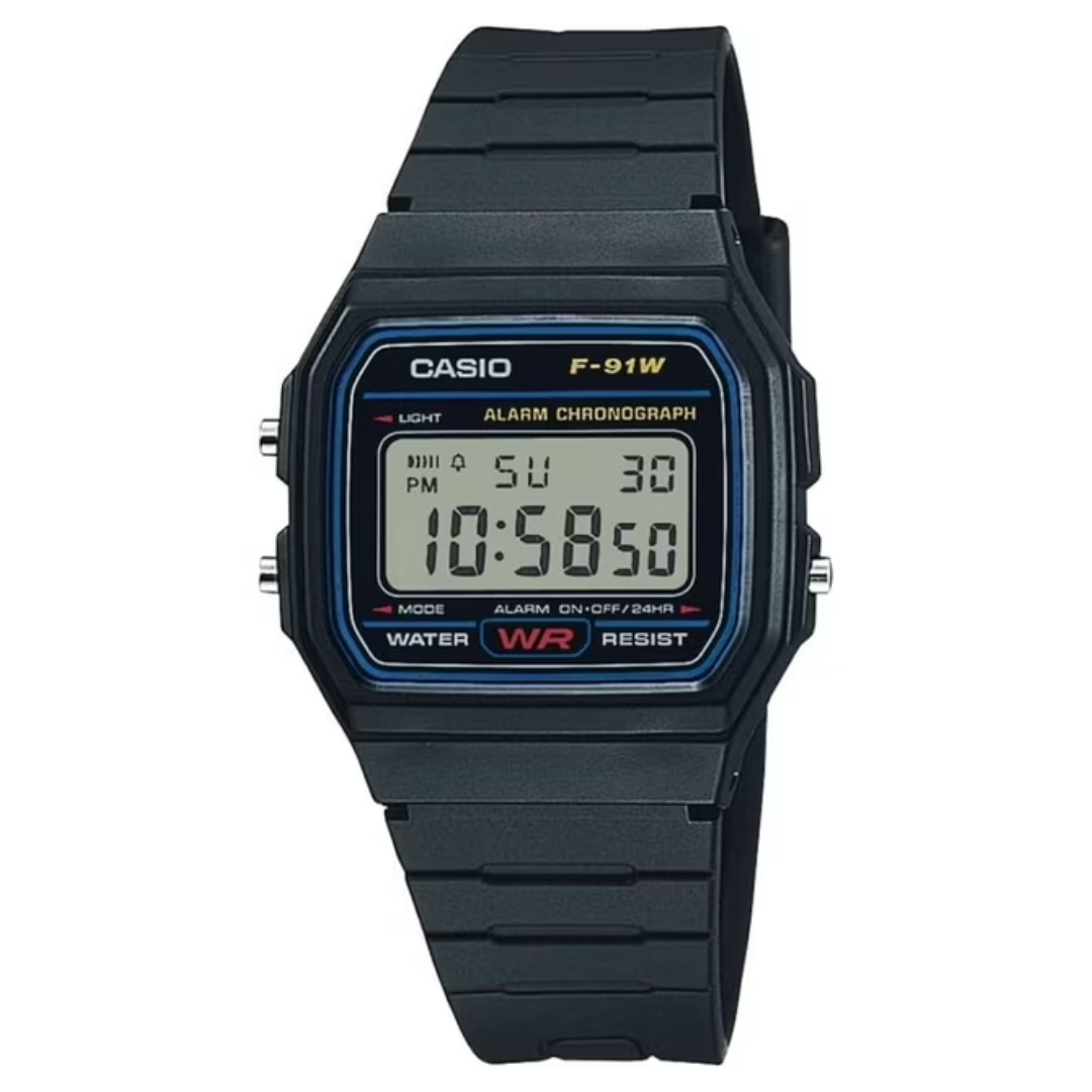 Casio F91W-1 Classic Resin Strap Digital Sport Watch