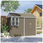 Outsunny 8ft x 5.5ft Outdoor Storage Shed With Window