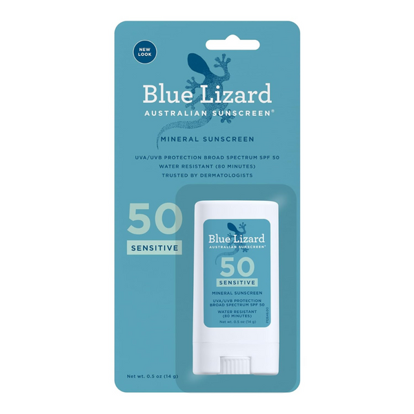 2-Count 0.5-Oz Blue Lizard SPF 50 Sensitive Skin Mineral Sunscreen Stick