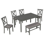 6-Piece Harper & Bright Designs Wooden Dining Set