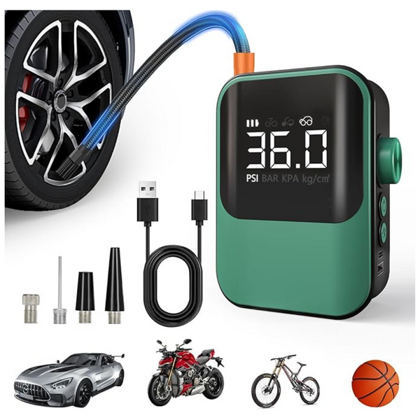 VEIYIE Cordless Tire Inflator Portable Air Compressor