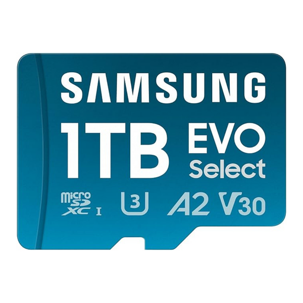 1TB Samsung EVO Select microSDXC Card With SD Adapter