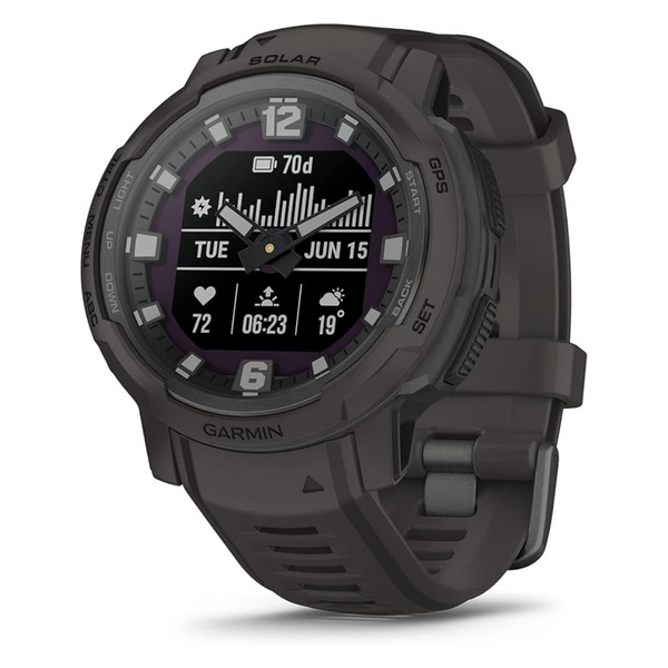 Garmin Instinct Crossover Solar Rugged Hybrid Smartwatch