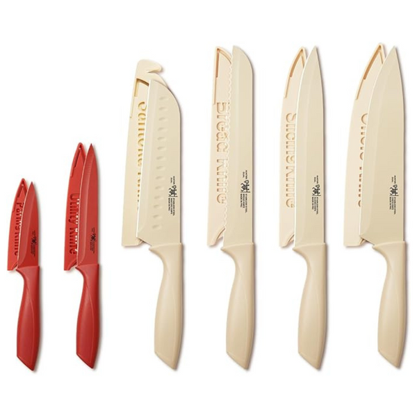 12-Piece Hunter.Dual Kitchen Knife and Covers Set