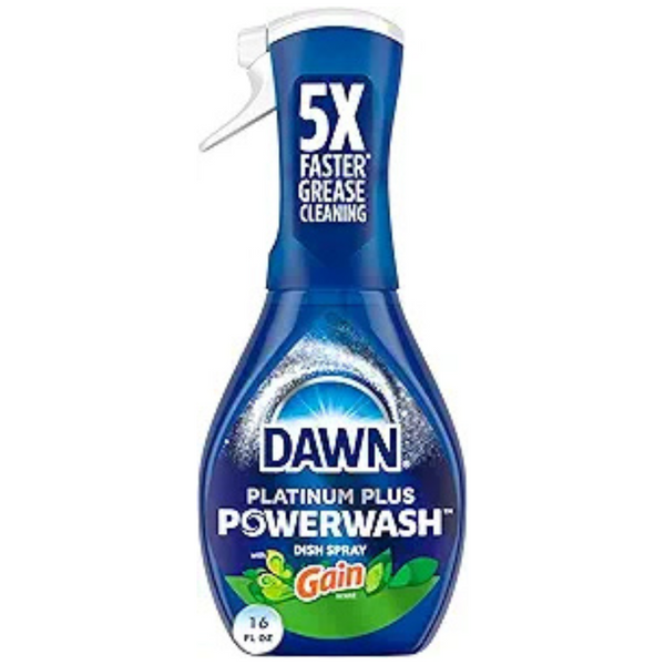 Dawn Powerwash Gain Original Dish Spray, Dish Soap Starter Kit, 16 Fl Oz