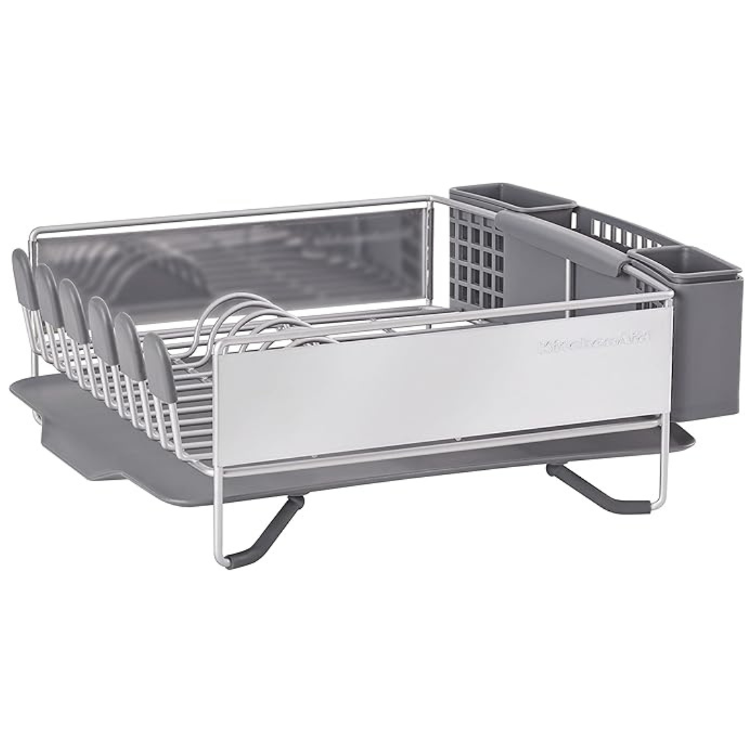 KitchenAid Compact Stainless Steel Dish Rack